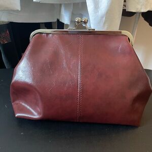 Burgundy Kisslock Bag